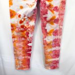 NYDJ Size 12 Jeans Cropped Ankle Handmade Tie Dye Orange Pink Mid Rise 721 Photo 7