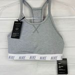 Nike Swoosh Sports Bra Gray Photo 0