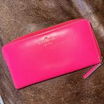 Kate Spade  Pink Long Zippy leather Wallet brand new Photo 0