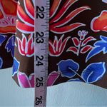 J. McLaughlin ‎ Top Wavesong Stained Glass Floral 3/4 Sleeve women’s SIZE XL Photo 7