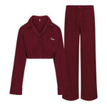 SKIMS NWOT  Heavy Flannel Cropped
Sleep Set SMALL Photo 0