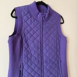 Pendleton  lavender quilted zip closure vest size m Photo 2