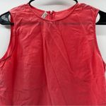 Equipment Femme 100% Silk Coral Prink Sleeveless Top Size XS Photo 1