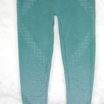 Wolford Shiny Grid Leggings Metallic Ice Jade Silver Athleisure Glam Designer S Blue Photo 0