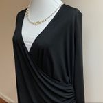 Rachel Roy Black Long Sleeve Blouse Photo 4