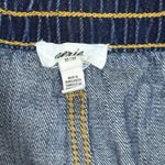 Aerie  Distressed Denim Mom Shorts Blue Wash Raw Hem Casual Womens Medium Photo 2