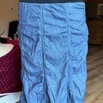 NWOT Surrealist MIDI Draped Stretching Skirt Blue Size S (1) Photo 0