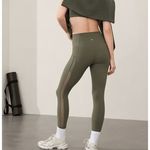 Athleta 1X Salutation Stash Mesh 7/8 Tight Moss Mesh Plus 1X Photo 1