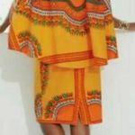 Ashro Gold Orange African American Pride Sabra Dress Photo 1