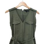 Banana Republic  Green Utility Sleeveless Jumpsuit Sz 4 Photo 1