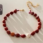 Free People ARIANA OST x  Aurora Choker in Red Jasper | NWT Photo 0