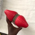 Versona Red ballet flats maryjanes gold buckle detail, very comfortable-Size 6 Photo 4