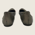 Kork-Ease Korks by  Anabel Studded Metallic Pewter Leather Ballet Flat Q14118 9 Photo 3