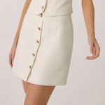 Elegant Pearl Buckle‎ Mini Skirt Size M Photo 0