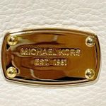 Michael Kors  HAMILTON VANILLA WHITE LEATHER ROSE GOLD SMALL CROSSBODY BAG Photo 1