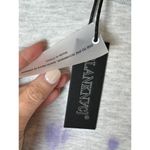 BLANK NYC  Sweatshirt Women Large Gray Tie Dye Crop Into The Groove NWT Athletic Photo 8