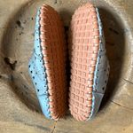 Spring Step Fusilade blue leather cutout mules slip-on shoes women's 38 / 7.5–8 Photo 5