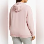 UGG  Adryann Hoodie Sweatshirt V Neck Pink Medium Relaxed Loungewear Winter Chic Photo 2