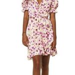MISA Los Angeles 💕💕 Floral Ruffle Wrap Mini Dress M Medium NWT Photo 5