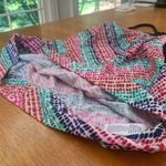 Athleta Moxie Collection Tankini Swim Top Pink Navy Bra Strap UPF 50, Size 34B C Photo 6