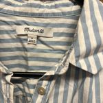 Madewell  small blue blouse Photo 2