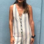 Urban Outfitters Striped Jumpsuit w/ Criss Cross Back Photo 0