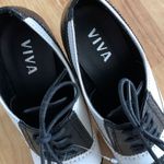Viva black and white shoes wingtip tap like shoes size 36 (5.5) Black Photo 3