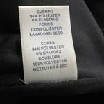 Harper Rose Solid Black Sleeveless Faux Feather Fringe Sheath Dress Size 4 Photo 10