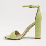 Sam Edelman  Yaro Block Heel Sandal Green Size 8‎ Open Toe Spring Pastel Photo 2