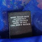 Candalite Women's Blue Floral Dress Size 1X Plus Size Wedding Guest Dress Photo 8