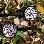 Handmade New 2 pc Halloween Ghost Hair Clips Bobbi Pin Photo 2