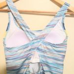 Lands' End Athletic One Piece Swimsuit-Size 12-Racerback-Lined-UPF 50-D Cup Photo 6
