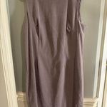 Vintage Dressing Clio Gray Sleeveless Sheath Dress for Work Size 14 Photo 0