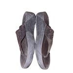 FitFlop Lulu Rhinestone embellished wobble Board t-strapped sandals size 7 black Photo 5