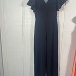 Maggy London  Navy Jumpsuit Size 4 NWOT Photo 2