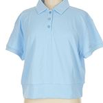 Vuori  Light Blue Short Sleeve Polo Tee Size Medium Photo 0