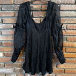 For Love & Lemons NWT Gabrielle Puff Sleeve Mini Dress size Medium Photo 6
