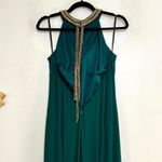 Mac Duggal  25572 Beaded High Halter Neck Open Back Slit Gown Photo 6