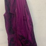 White House | Black Market WHBM women's size 2 dress purple black snakeskin high neck bow white house XS Photo 5