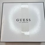 Guess Women's Vallenn Platform Block Heel Dress Sandals- Natural Patent- Size 6 Photo 6