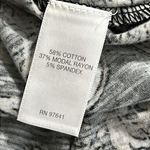 J. Jill women’s sz medium black floral paisley long sleeve pullover shirt dress Photo 6