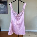 House Of CB  'Adriana'‎ Rose Satin And Lace Mini Dress NWOT Photo 5