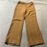 Wilfred Aritzia Pull On Crepe Flare Leg Trousers Dress Pants Size 4 EUC Tan Photo 0