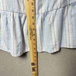 Planet Gold 100% Cotton Mini Summer Floral Dress Blue White Women Juniors XL Photo 9