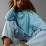 Aerie AE Big Hug Waffle Sweatshirt Photo 0