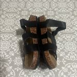 Nature Breeze  Women's Black Sandals Photo 1