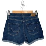 Levi's Signature Levi Strauss & Co Womens High Rise Shorts Raw Cuffed Hem Denim Blue 27 Photo 5