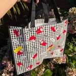 Sanrio My Melody White And Black Checkered Tote Bag Photo 3
