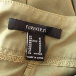 Forever 21 Womens Pants High Waist Pleated Wide Leg Olive Green M Photo 2