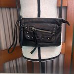 Mossimo Supply Co Black Crossbody Bag with Tassel Accents Photo 0